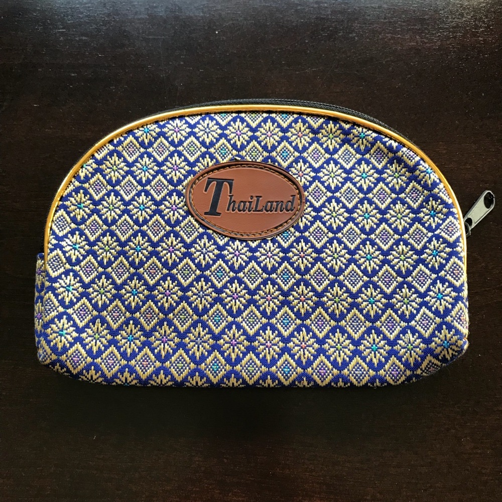 NWOT Thailand Souvenir Cosmetic Bag